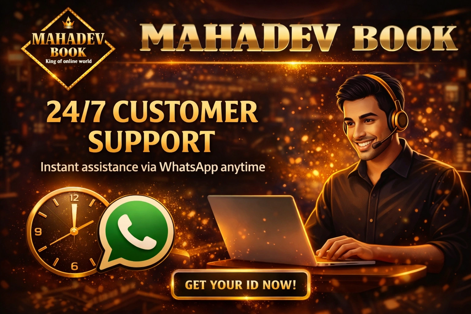 Mahadev Casino 24/7 customer support via WhatsApp India