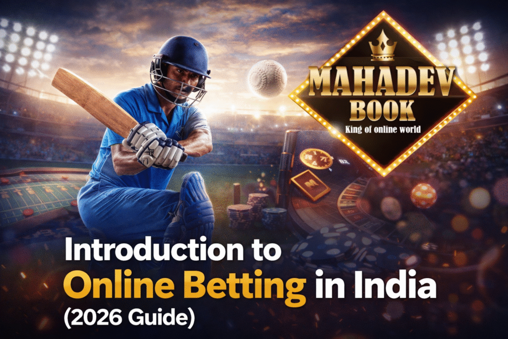 Online betting in India 2026 guide with cricket betting, live casino and Mahadev Book platform